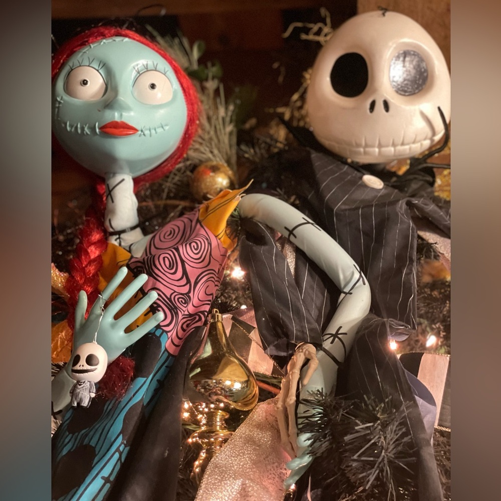 Jack Skellington & Sally From “The Nightmare Before Christmas” Halloween Figures